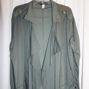 Supplies; army green, utility jacket